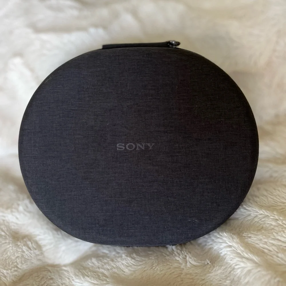 Sony Black Zippered Pouch